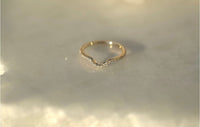 Curved Contour Diamond Eternity Wedding Band